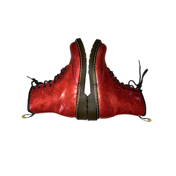 Doc Martens Red Glitter 1460 Womens 7 - Picture 4 of 8